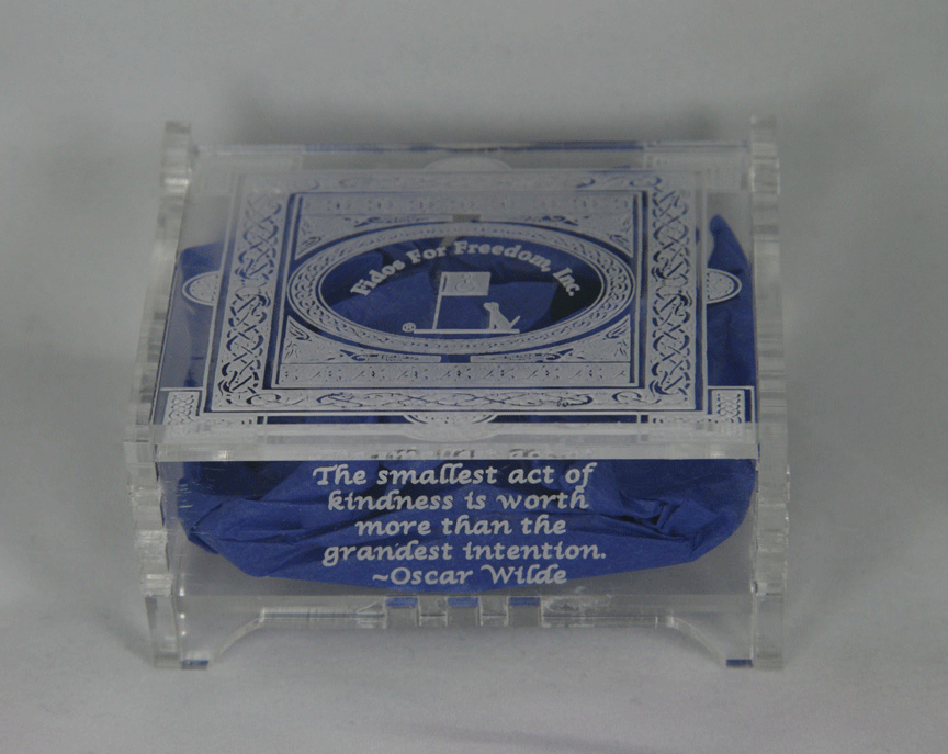 Custom Lasered Acrylic Box Gift