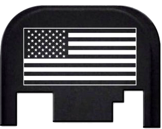 Glock Back Plate - Flag